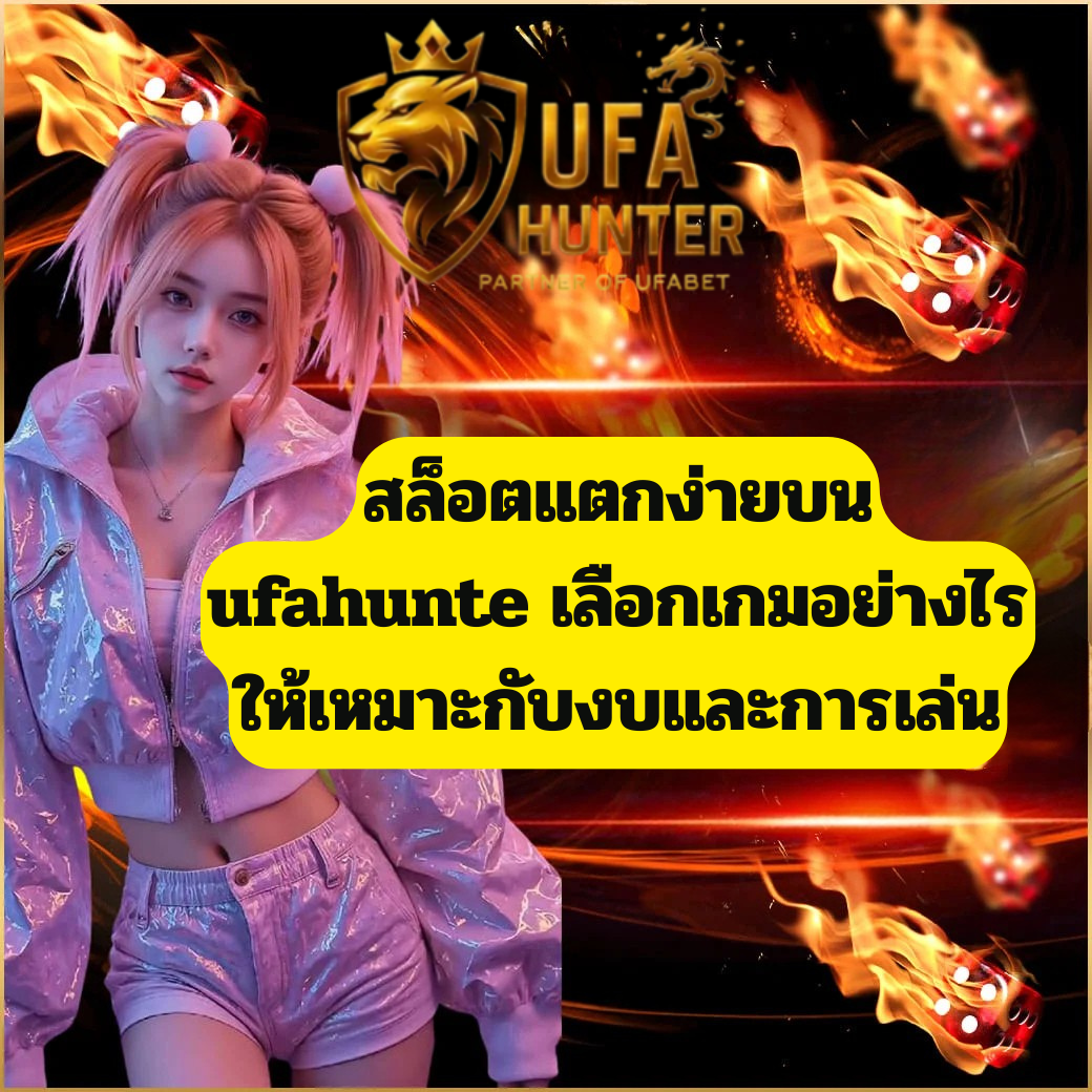 สล็อตแตกง่ายบน ufahunter เลือกเกมอย่างไรให้เหมาะกับงบและการเล่น